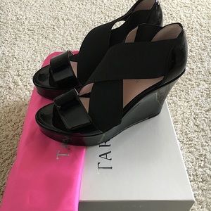 Taryn Rose Sawyer Patent Leather Wedges